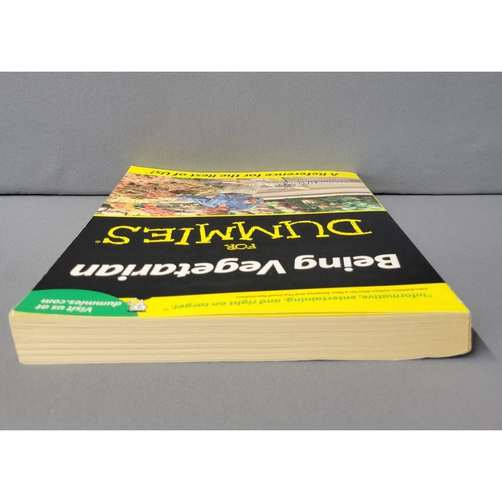 Being Vegetarian For Dummies Book Suzanne Havala Paperback Diet Nutrition Guide